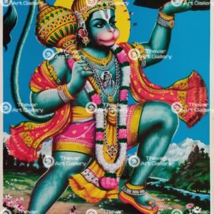 Artist S.Murugakani antique Vintage print - Thevar art gallery