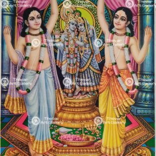 Artist S.Murugakani antique Vintage print - Thevar art gallery