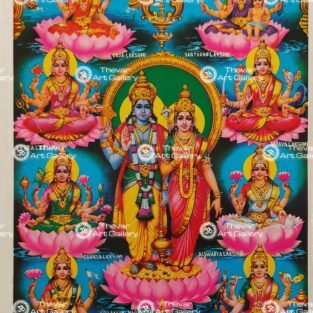Artist S.Murugakani antique Vintage print - Thevar art gallery