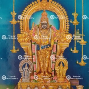 Artist S.Murugakani antique Vintage print - Thevar art gallery