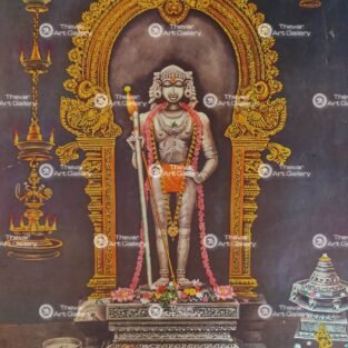 Artist Silpi antique Vintage print - Thevar art gallery