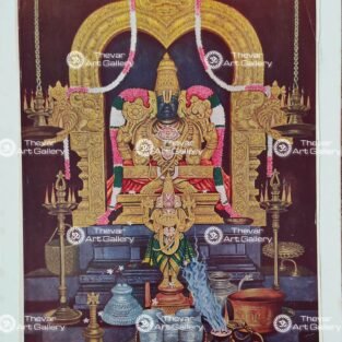 Artist Silpi antique Vintage print - Thevar art gallery