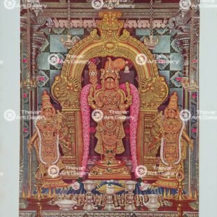 Artist Silpi antique Vintage print - Thevar art gallery