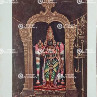 Artist Silpi antique Vintage print - Thevar art gallery