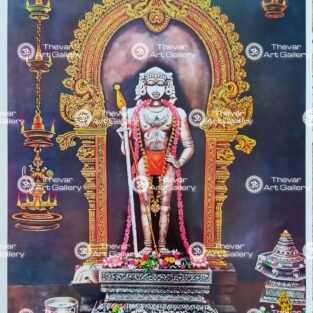Artist Silpi antique Vintage print - Thevar art gallery