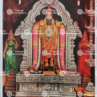 Artist Silpi antique Vintage print - Thevar art gallery