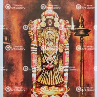 Artist Silpi antique Vintage print - Thevar art gallery