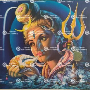 Artist Tenaz antique Vintage print - Thevar art gallery