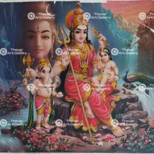 Artist M.C.Jegannath antique Vintage print - Thevar art gallery