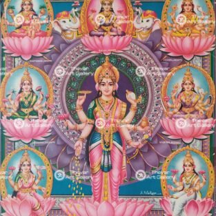 Artist S.Sita ram antique Vintage print - Thevar art gallery
