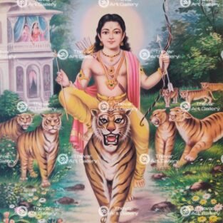 Artist S.Sita ram antique Vintage print - Thevar art gallery