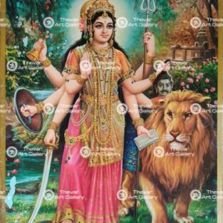 Artist Indra Sharma antique Vintage print - Thevar art gallery