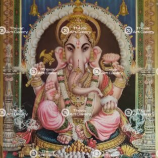 Artist M.C.Jegannath antique Vintage print - Thevar art gallery