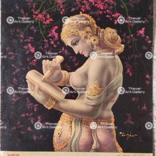 Artist P.Sardar antique Vintage print - Thevar art gallery