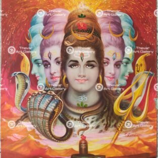 Artist P.Sardar antique Vintage print - Thevar art gallery