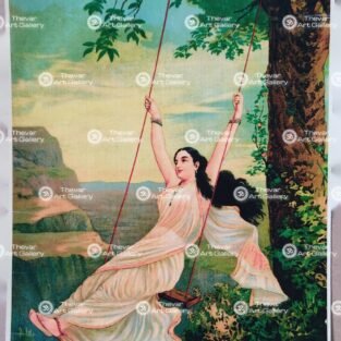 Artist Artist Ravi varma antique Vintage print - Thevar art gallery