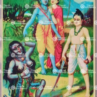 Artist Artist Ravi varma antique Vintage print - Thevar art gallery