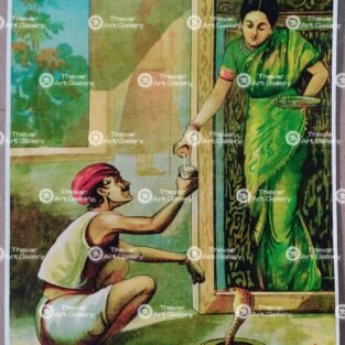 Artist Artist Ravi varma antique Vintage print - Thevar art gallery
