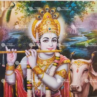 Artist Indrasharma Antique vintage print - Thevar art gallery