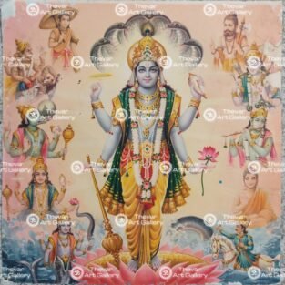 Artist S.Murugakani antique Vintage print - Thevar art gallery