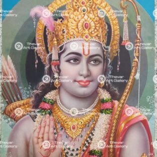 Artist Indra Sharma antique Vintage print - Thevar art gallery