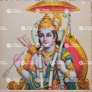 Artist Indra Sharma antique Vintage print - Thevar art gallery