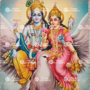 Artist Indra Sharma antique Vintage print - Thevar art gallery