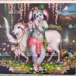 Artist Mu.Ramalingam antique vintage print - Thevar art gallery