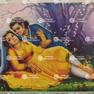 Artist L.Pednekar antique Vintage print - Thevar art gallery