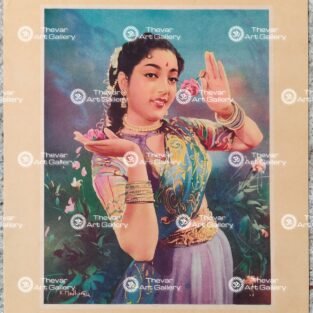 Artist Ravi antique Vintage print - Thevar art gallery