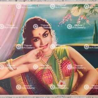 Artist Ravi Antique vintage print - Thevar art gallery