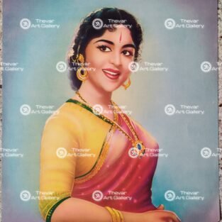 Artist Ravi Antique vintage print - Thevar art gallery