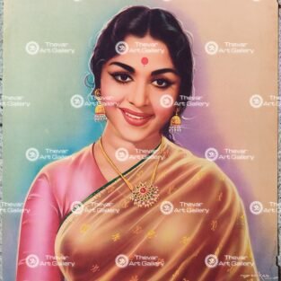 Artist Ravi Antique vintage print - Thevar art gallery