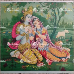Artist Mr.Gondhalekhar antique Vintage print - Thevar art gallery