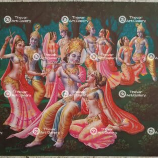 Artist Mr.Gondhalekhar antique Vintage print - Thevar art gallery