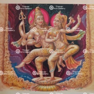 Artist Mr.Gondhalekhar antique Vintage print - Thevar art gallery