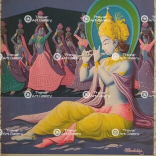 Artist Nirmala antique Vintage print - Thevar art gallery