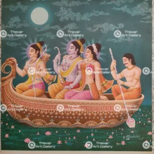 Artist Nirmala antique Vintage print - Thevar art gallery