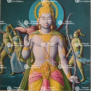 Artist Nirmala antique Vintage print - Thevar art gallery