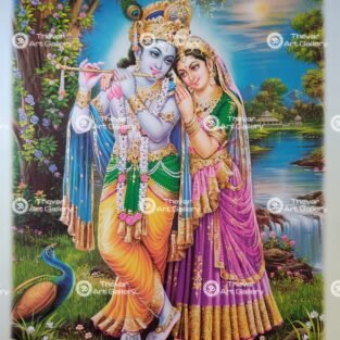Artist Nirmala antique Vintage print - Thevar art gallery