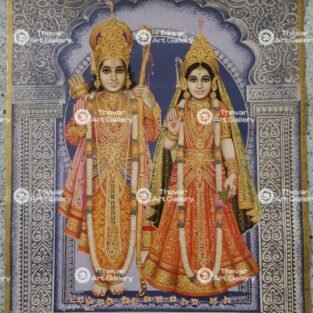 Artist Sapar Bros antique vintage paintings - Thevar art gallery