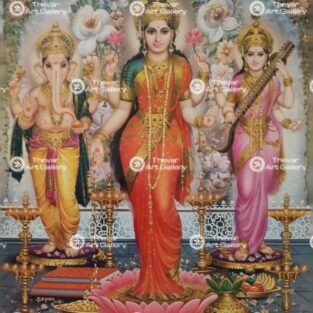 Artist Sapar Bros antique vintage paintings - Thevar art gallery