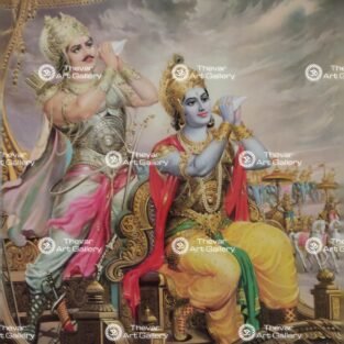 Artist Sapar Bros antique vintage paintings - Thevar art gallery
