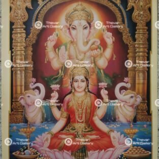 Artist Sapar Bros antique Vintage Print - Thevar art Gallery