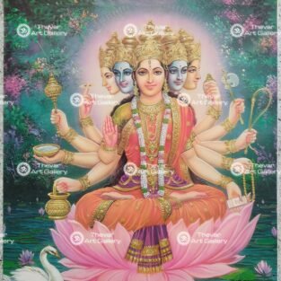 Artist Sapar Bros antique Vintage Print - Thevar art Gallery
