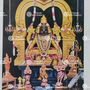 Artist Silpi antique Vintage Print - Thevar art Gallery