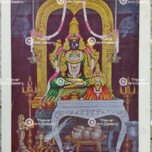 Artist Silpi antique Vintage Print - Thevar art Gallery