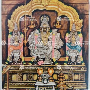 Artist Silpi antique Vintage Print - Thevar art Gallery