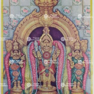 Artist Manivel antique Vintage Print - Thevar art Gallery
