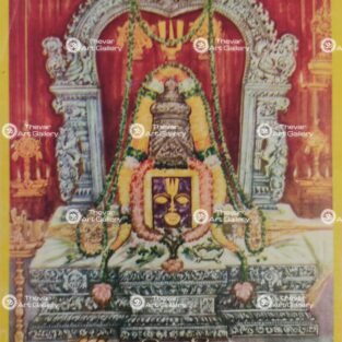 Artist Manivel antique Vintage Print - Thevar art Gallery